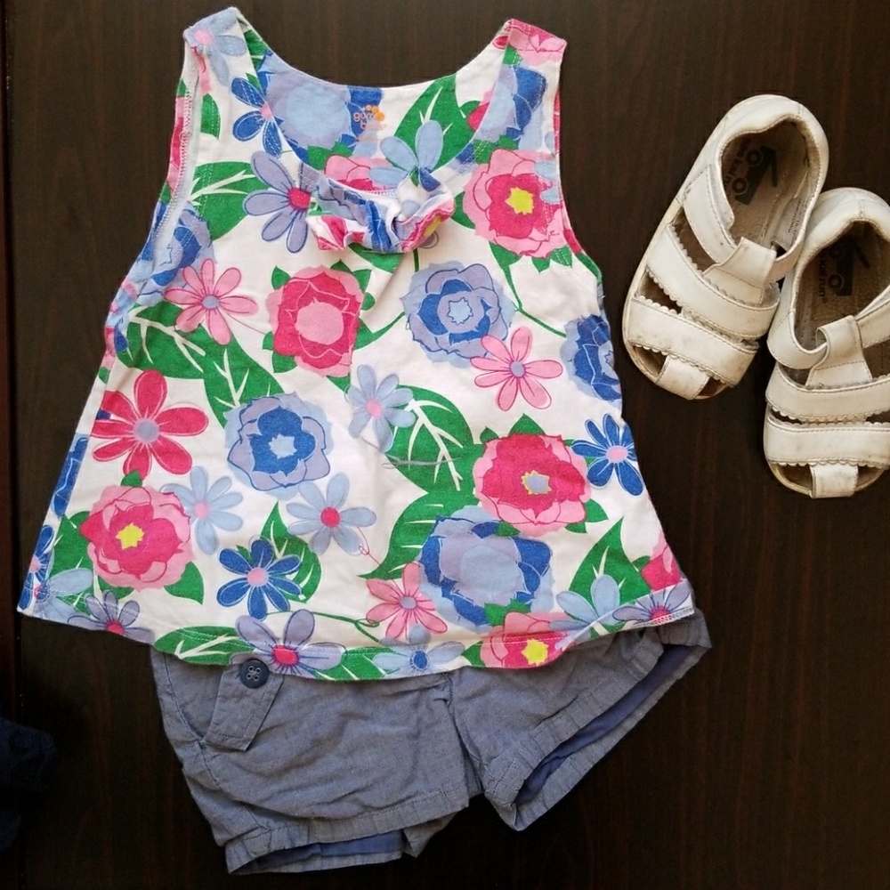 Floral tank top